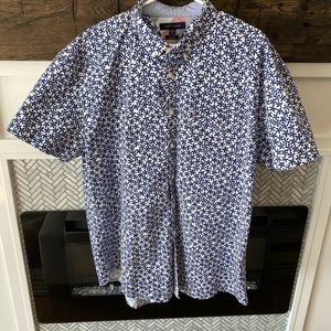 Tommy Hilfinger button up- short sleeve 3xl (slim fit)